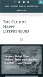 Mobile Screenshot of club-of-happy-lifepreneurs.de